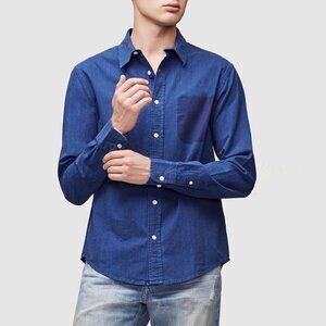 FRAME Lost Pocket Shirt, Blue, M